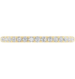 1/4 Carat Diamond Womens Wedding Band in 14K Gold (I1-I2 Clarity) Yellow Gold $81.60 Bracelets