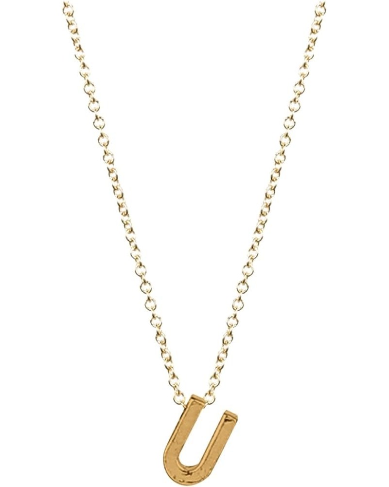 Necklace Chain for Women Girls Initial Necklace Gold Plated Initial Necklace A Z 26 Alphabet Letter Dainty Necklaces For Wome...