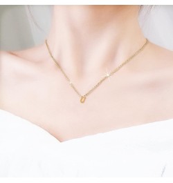 Necklace Chain for Women Girls Initial Necklace Gold Plated Initial Necklace A Z 26 Alphabet Letter Dainty Necklaces For Wome...