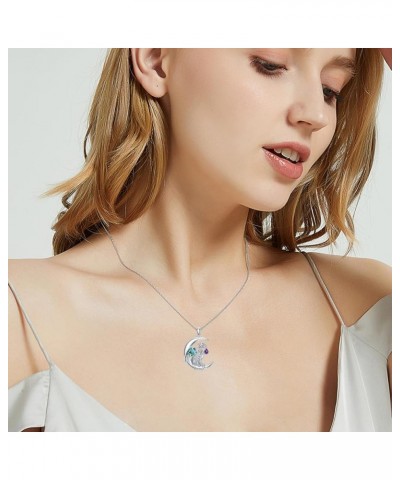 Dragon Necklace Sterling Silver Wyvern Necklace Dragon Pendant Necklace with Birthstone Gift for Women February $27.73 Necklaces