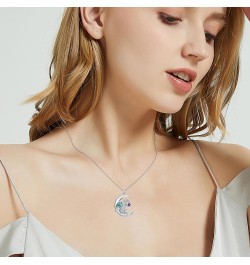 Dragon Necklace Sterling Silver Wyvern Necklace Dragon Pendant Necklace with Birthstone Gift for Women February $27.73 Necklaces