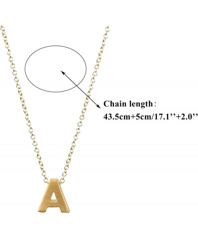 Necklace Chain for Women Girls Initial Necklace Gold Plated Initial Necklace A Z 26 Alphabet Letter Dainty Necklaces For Wome...