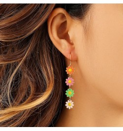 Sunflower Earrings for Woman Drop Dangle Sunflower Earrings Daisy Earrings Sunflower Jwerey for Girls Gifts For Teen Girls A:...