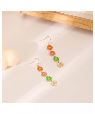 Sunflower Earrings for Woman Drop Dangle Sunflower Earrings Daisy Earrings Sunflower Jwerey for Girls Gifts For Teen Girls A:...