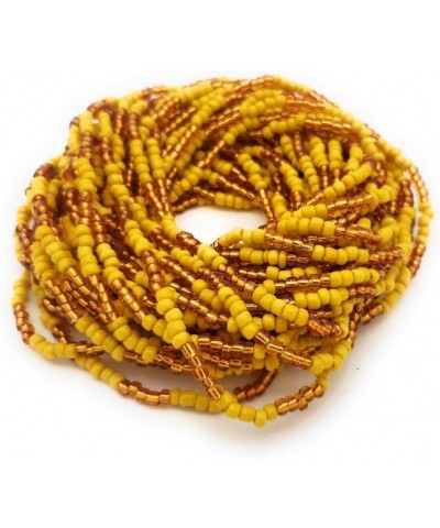 Santeria Bead Necklace - Single Strand Eleke, One dozen Oshun $27.72 Necklaces