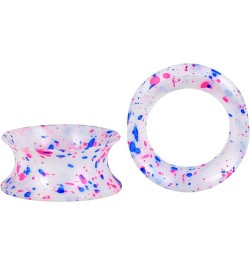 2 PC Extra Soft Silicone Flexible Ear Skin Tunnels Plugs Expanders Gauges Hollow Body Piercing 8G-25mm Colorful 16mm(5/8") $6...