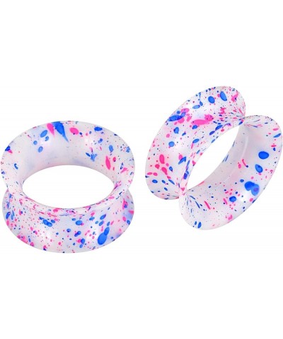 2 PC Extra Soft Silicone Flexible Ear Skin Tunnels Plugs Expanders Gauges Hollow Body Piercing 8G-25mm Colorful 16mm(5/8") $6...