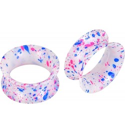 2 PC Extra Soft Silicone Flexible Ear Skin Tunnels Plugs Expanders Gauges Hollow Body Piercing 8G-25mm Colorful 16mm(5/8") $6...