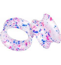 2 PC Extra Soft Silicone Flexible Ear Skin Tunnels Plugs Expanders Gauges Hollow Body Piercing 8G-25mm Colorful 16mm(5/8") $6...