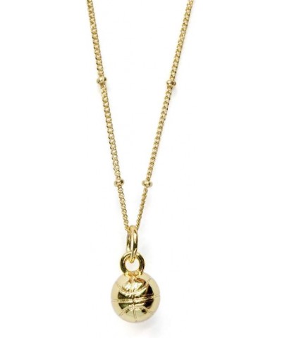 CC Sport Charm Necklaces Basketball Gold $23.60 Necklaces