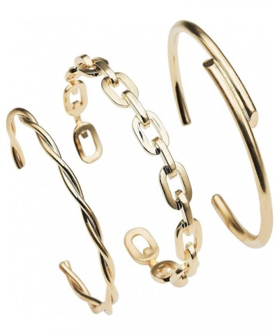 Maya J Harmony Trio Bracelets - Stack of 3 Yellow $31.17 Bracelets