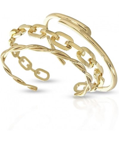 Maya J Harmony Trio Bracelets - Stack of 3 Yellow $31.17 Bracelets