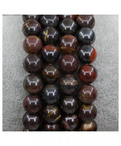 Gem Semi Precious Gemstones 8mm Round Beads Crystal Stretch Bracelet 7 Inch Unisex Red Iron Tiger $6.62 Bracelets