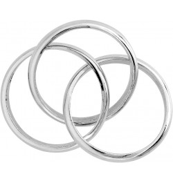 Sterling Silver Rolling Ring w/ 5 mm Domed Bands Handmade $24.48 Rings