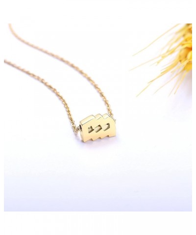 Astrology Necklace for Women 18K Gold Plated 12 Constellation Zodiac Necklace Aries $10.25 Necklaces