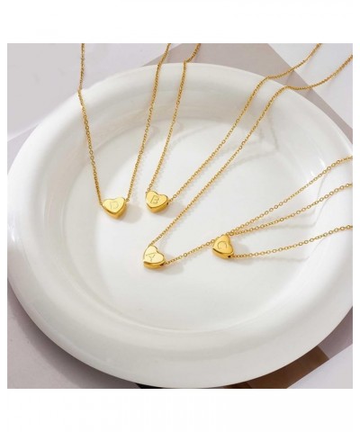 Initial Necklaces For Women,18k Gold Plated Necklace Tiny Initial Necklace Womens Necklaces Cute Necklace Gift W Gold $4.63 N...