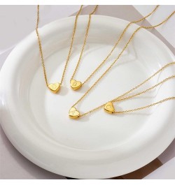 Initial Necklaces For Women,18k Gold Plated Necklace Tiny Initial Necklace Womens Necklaces Cute Necklace Gift W Gold $4.63 N...