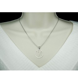 Sigil of Archangel Raziel Necklace, 20" Snake Chain with Powerful Saint Raziel Angel Sign Charm Pendant, Pure 304 Stainless S...