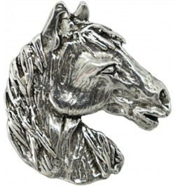 Handcrafted Horse Brooch and Lapel Pins for Equestrians and Riders - Arabian Stallion, Sclydesdale, Bronc, Colt, Mule - Head,...