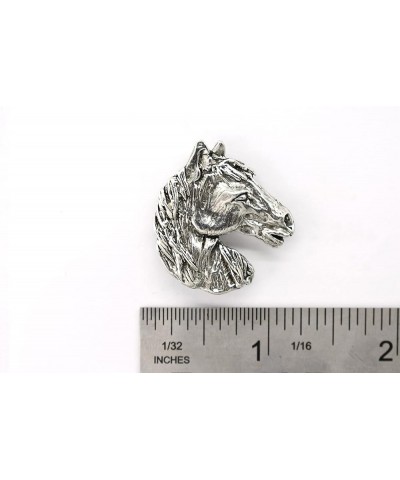 Handcrafted Horse Brooch and Lapel Pins for Equestrians and Riders - Arabian Stallion, Sclydesdale, Bronc, Colt, Mule - Head,...