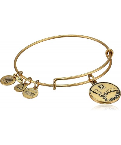 Zodiac II Expandable Wire Bangle Bracelet Pisces Russian Gold $18.48 Bracelets