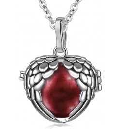 18mm Angel&wings Cage Harmony Ball Musical Pendant Angel Caller Women Necklace For Baby Jewelry Gift Style 17 $10.25 Necklaces