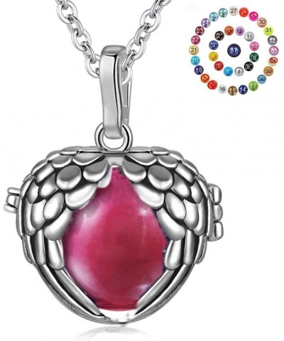 18mm Angel&wings Cage Harmony Ball Musical Pendant Angel Caller Women Necklace For Baby Jewelry Gift Style 17 $10.25 Necklaces