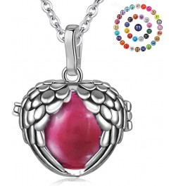 18mm Angel&wings Cage Harmony Ball Musical Pendant Angel Caller Women Necklace For Baby Jewelry Gift Style 17 $10.25 Necklaces