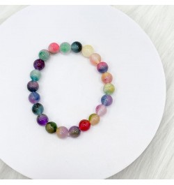 Natural Stone 8mm Bracelet For Mom Daughter Birthday Mothers Day Colorful Beaded Stretch Bracelet Inspirational For Women Gir...