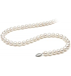 Sterling Silver Cultured Freshwater Pearl Necklace 24.0 Inches 8.0-9.0mm $34.65 Necklaces