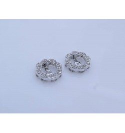 0.45 Carat (Ctw) Round White Diamond Swirl Earring Jackets for Women in Gold White Gold 10K - Metal Stamp $208.34 Earrings