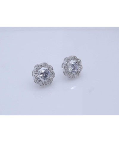 0.45 Carat (Ctw) Round White Diamond Swirl Earring Jackets for Women in Gold White Gold 10K - Metal Stamp $208.34 Earrings