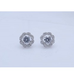 0.45 Carat (Ctw) Round White Diamond Swirl Earring Jackets for Women in Gold White Gold 10K - Metal Stamp $208.34 Earrings