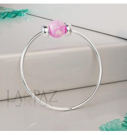 925 Silver Nose Ring Pink Opal - 24 Gauge Thin Nose Jewelry Women Men - Handmade Nose Ring Hoops Unisex MultiFunction $7.79 B...