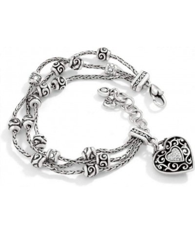 Womens Reno Heart Bracelet Crystal One Size $31.93 Bracelets