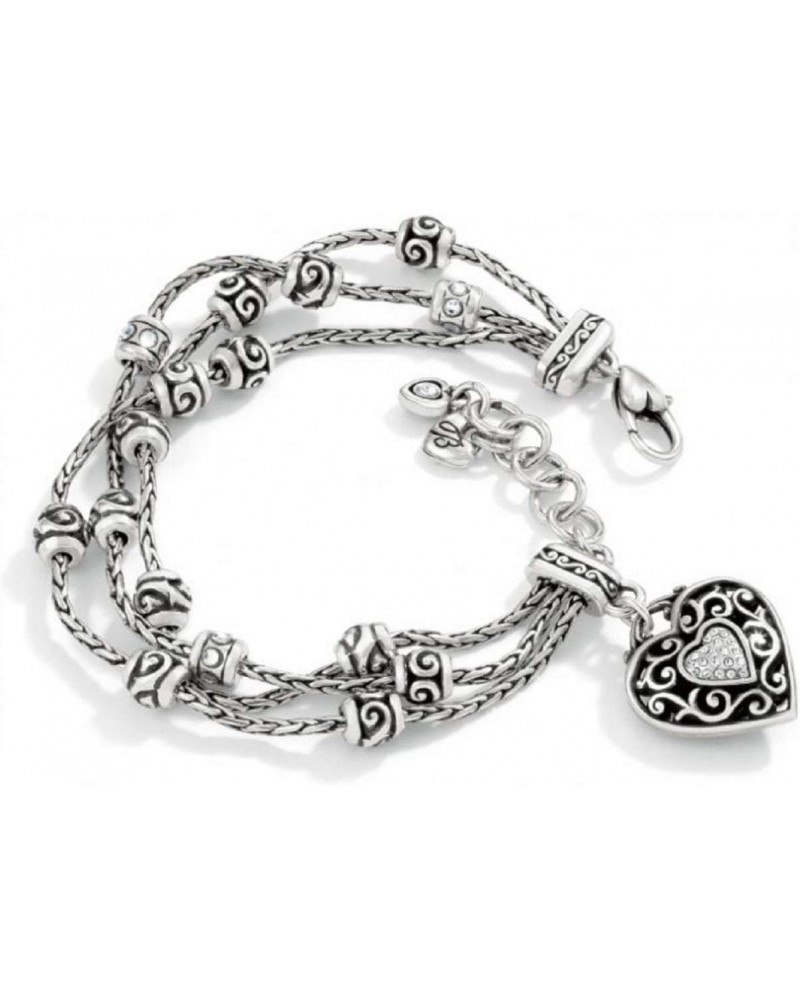 Womens Reno Heart Bracelet Crystal One Size $31.93 Bracelets