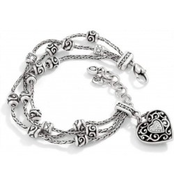 Womens Reno Heart Bracelet Crystal One Size $31.93 Bracelets