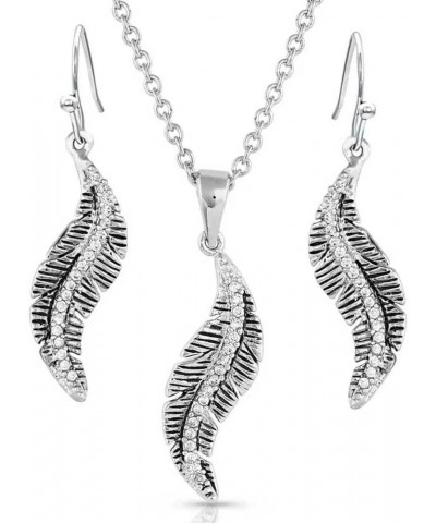 Women's Western Inspired Jewelry Set (All About the Curve Feather) $44.65 Jewelry Sets