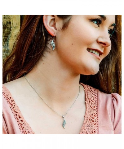 Women's Western Inspired Jewelry Set (All About the Curve Feather) $44.65 Jewelry Sets