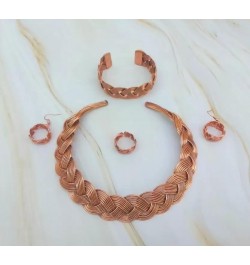 copper choker necklace set indian jewelry for girls and women $18.55 Jewelry Sets