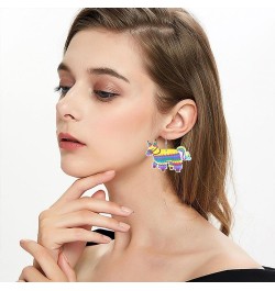 Colorful Fiesta Drop Earrings Fiesta Party Sombrero Dangle Earrings For Women Girls horse-1 $6.83 Earrings