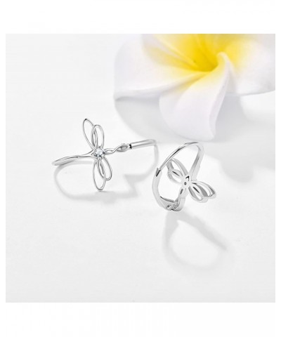 Dragonfly Earrings 925 Sterling Silver Small Dragonfly Leverback Cute Dangle Hoop Earrings Dragonfly Jewelry Gifts for Women ...