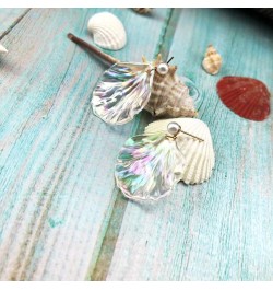 Ocean Earrings For Women Girls - Color Change Small Seashell Pearls Sea Pearl Earrings - Seashell Dangle Summer Beach Jewelry...