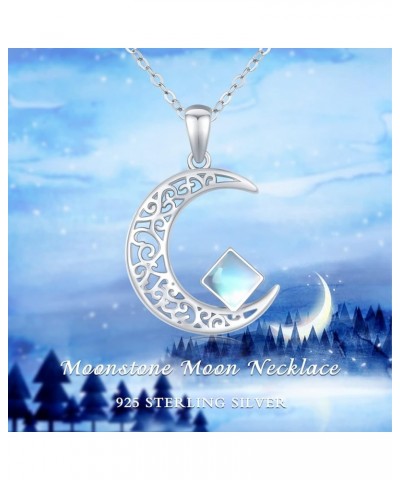 Moon Star Necklace, Graduation Gift 925 Sterling Silver Crescent Moon Star Sun Pendant Crescent Jewelry Gift C-02 Moon neckla...