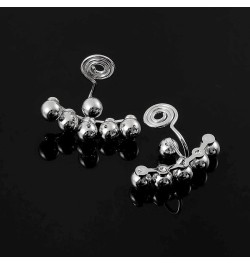 Fashion Metal Ball Clip on Stud Earrings Women Party Prom Luxury Charm Hypoallergenic Earrings Jewelry Silver Clip on $10.99 ...