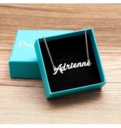 Personalized Name Necklace Custom Made Sterling Silver Pendant Women Choker Jewelry Same Day Shipping Valentine's Gift for He...