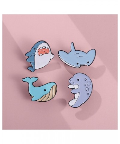 1/5/7pcs Save The Ocean Environmentalist Brooches & Pins, Cute Marine Protection Brooch, Protect The Earth Cartoon Brooch Pin...