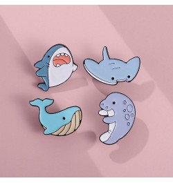 1/5/7pcs Save The Ocean Environmentalist Brooches & Pins, Cute Marine Protection Brooch, Protect The Earth Cartoon Brooch Pin...