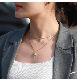 Necklaces for Women Gold Necklace for Women Initial Necklaces Custom 2pcs Layered Necklaces 18K Gold Jewelry Dainty Necklace ...