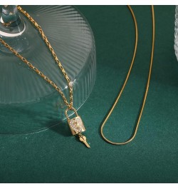 Necklaces for Women Gold Necklace for Women Initial Necklaces Custom 2pcs Layered Necklaces 18K Gold Jewelry Dainty Necklace ...